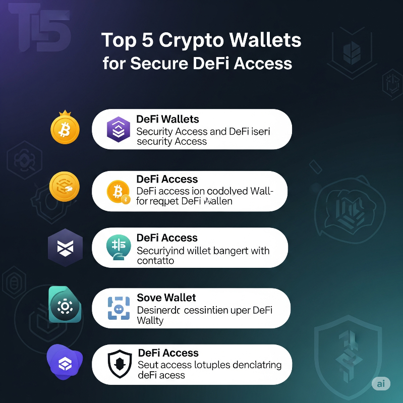 Top 5 Crypto Wallets for Secure DeFi Access